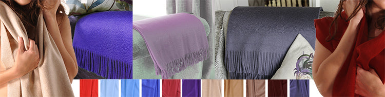 Cashmere Stoles and Throws