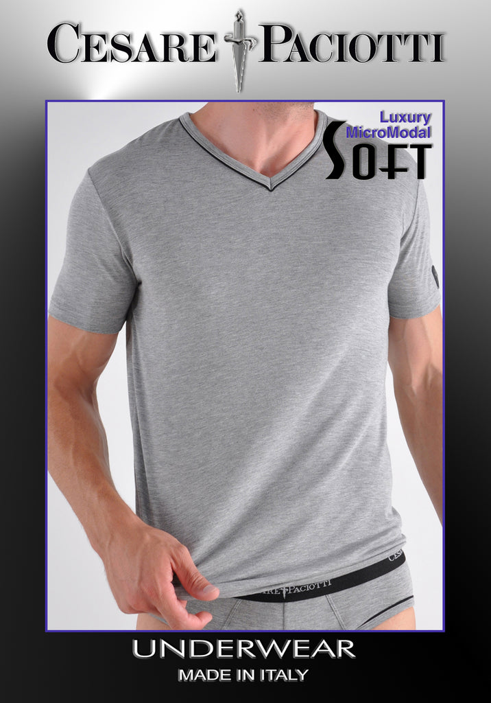 Soft MicroModal V-Neck T-Shirt/Undershirt