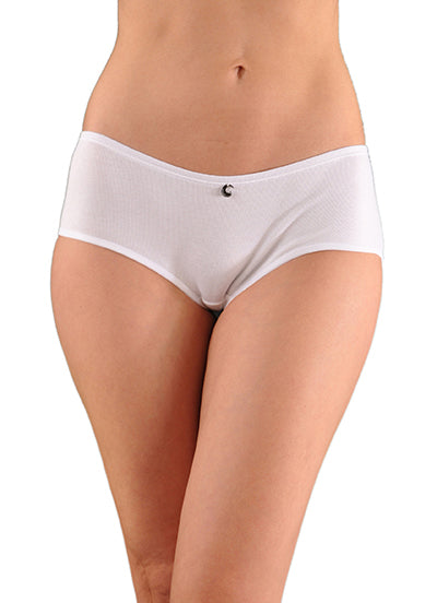 A Kabbaz-Kelly Design: Pure Grace Italian Mini-Rib Cotton Boy Short Panty