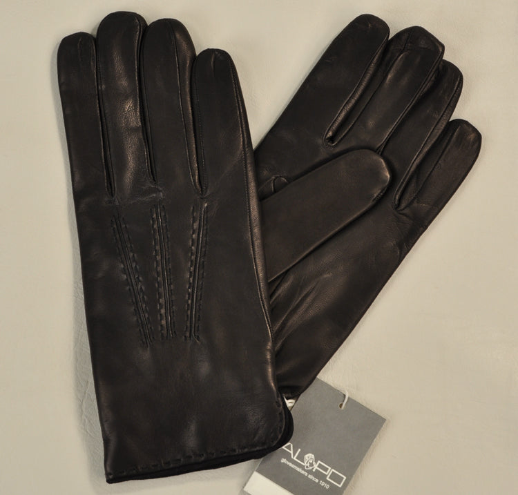 Men's Super Soft Italian Lambskin Gloves with Pure Cashmere Lining –