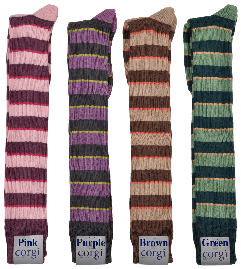 Limited Edition Exclusive Soft Cotton Knee-High Stripe Socks