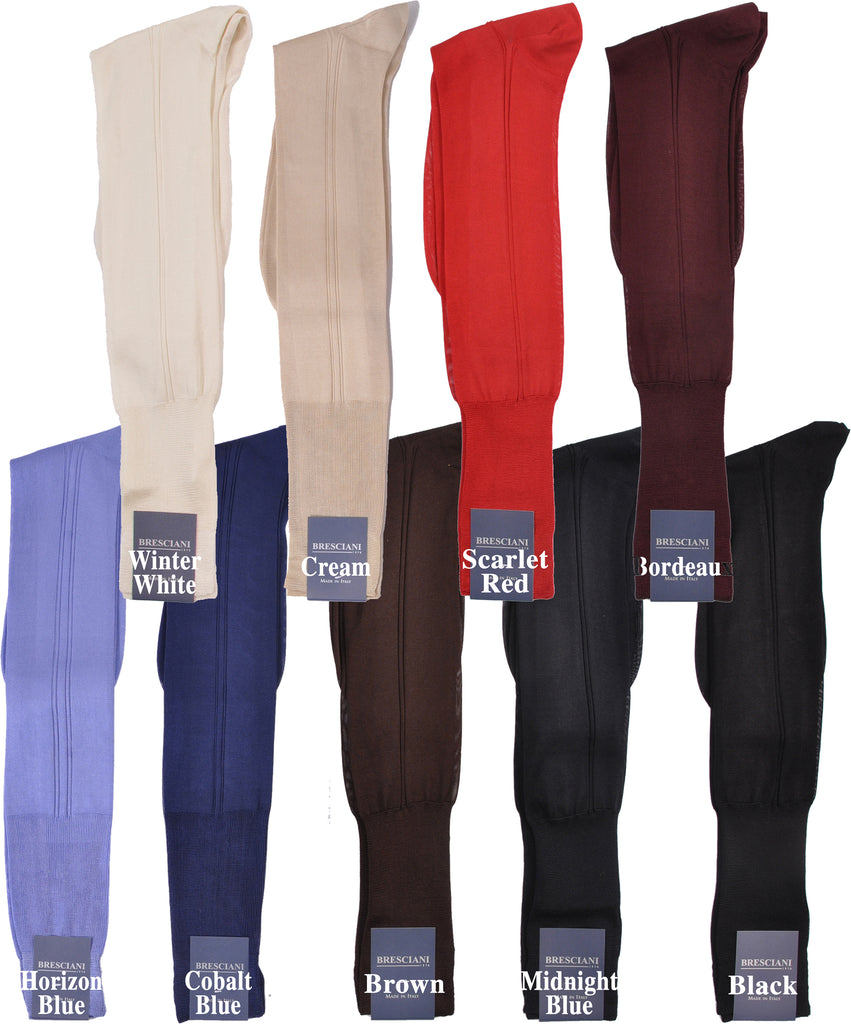 Breathtaking: Pure Silk Over-the-Calf / Knee-High Socks